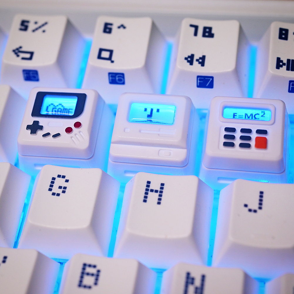 Keyboard Gaming Transparent - K-04 3-in-1 Transparent Gaming Mechanical Keyboard