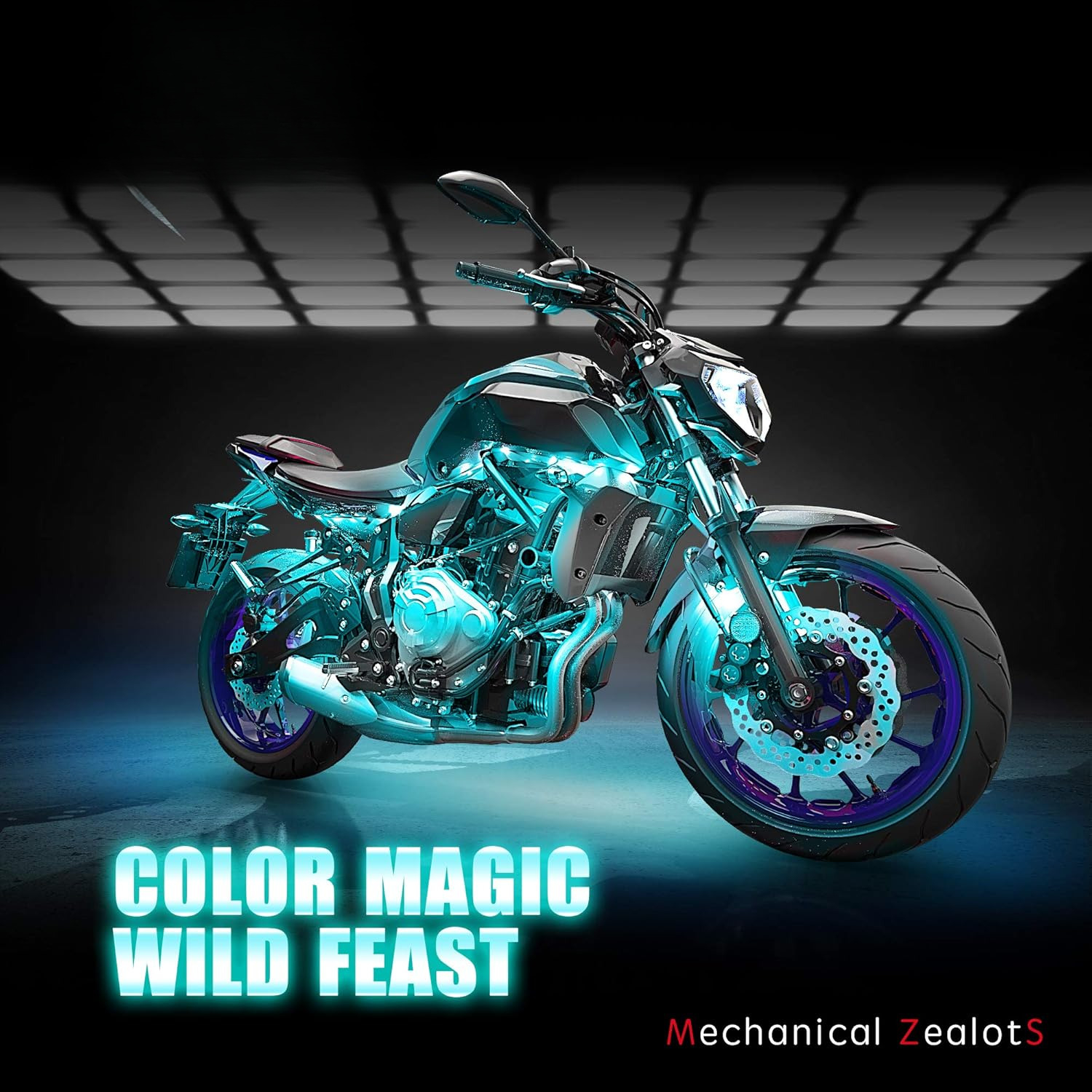 8Pcs Motorcycle LED Light Kit, - Rgb Underglow Strip のレビューと価格