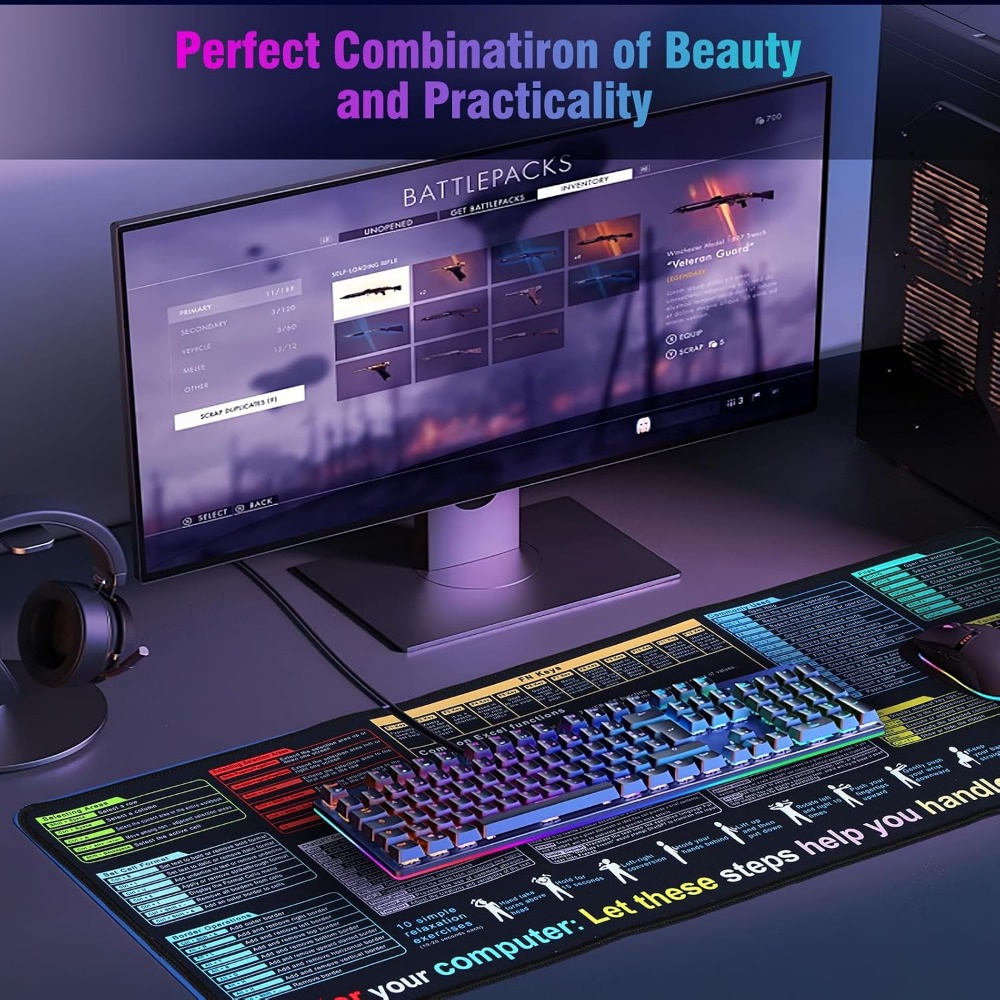 XL Excel Formulas and Shortcut - Gaming Keyboard And Mouse のレビューと価格