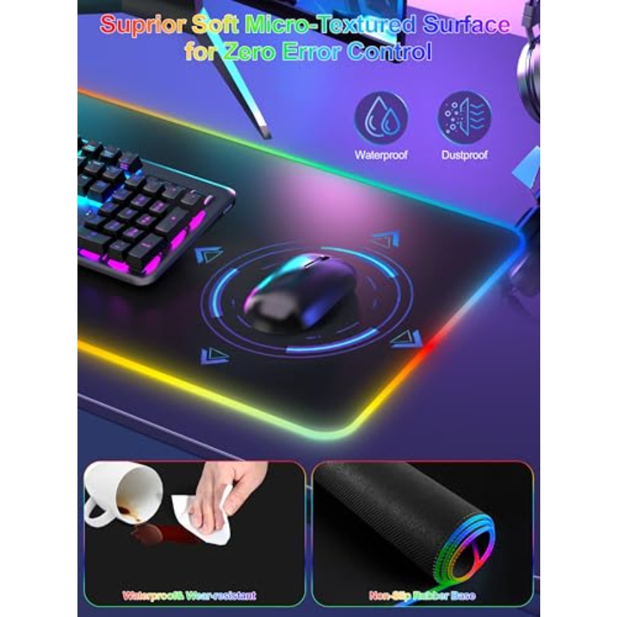 Mouse Pad with 15W Wireless Ch - Gaming Keyboard No Number Pad のレビューと価格