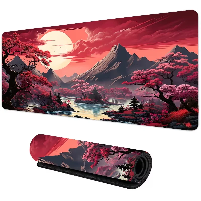 Sunset Mountain View Silicone  - Gaming Keyboard And Mouse のレビューと価格