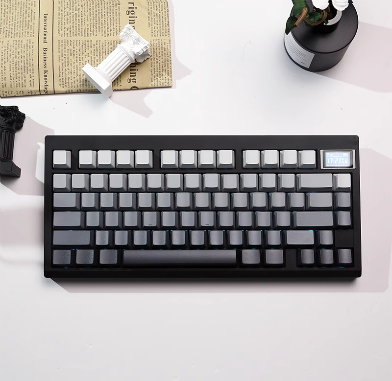 Gradient Gray Side Printed Shi - Gaming Keyboard Typewriter のレビューと価格