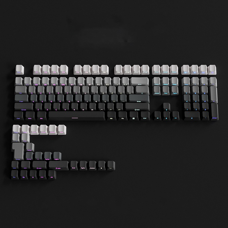 Gradient Gray Side Printed Shi - Gaming Keyboard Typewriter のレビューと価格