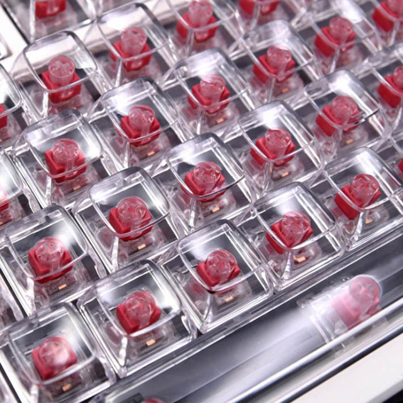 132 Keys Crystal Transparent K - Keyboard Gaming Transparent のレビューと価格