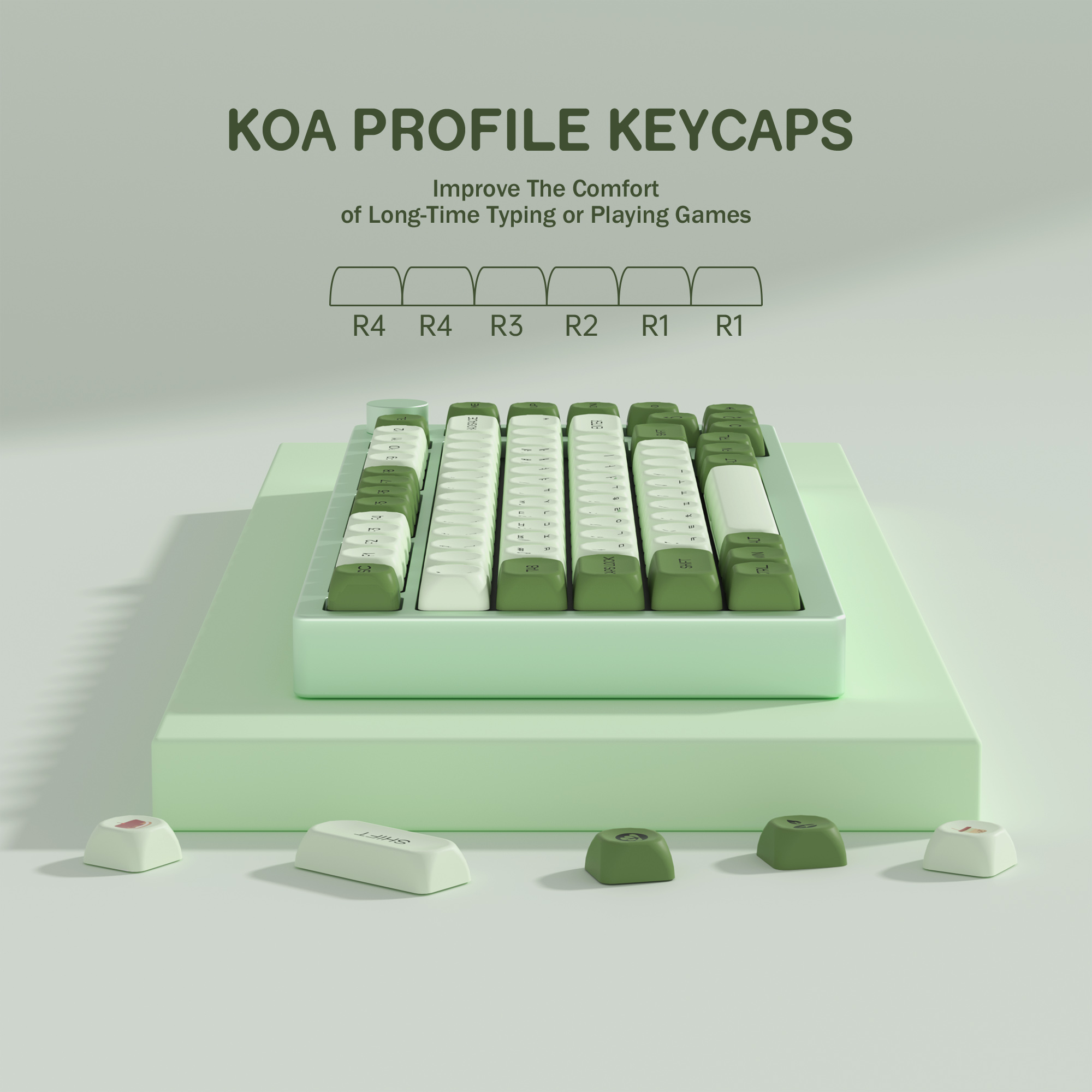 KBDiy Matcha Korean Keycap Gre - Gaming Keyboard No Number Pad のレビューと価格