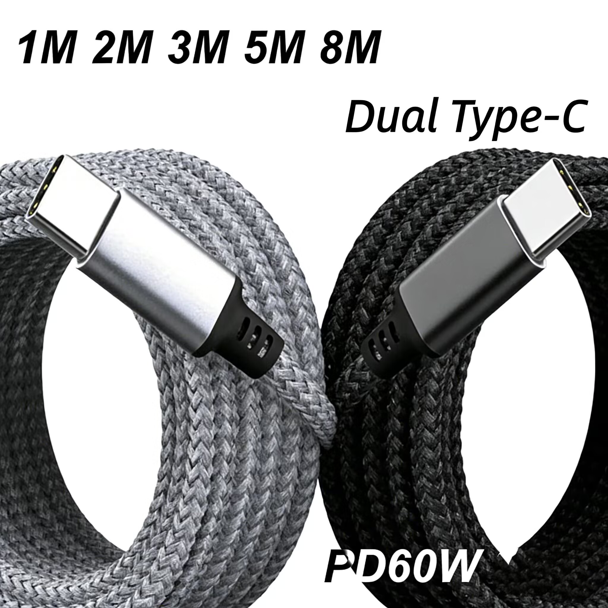 PD 60W 3A High Power Type-C To - Coiled Usb Cable のレビューと価格