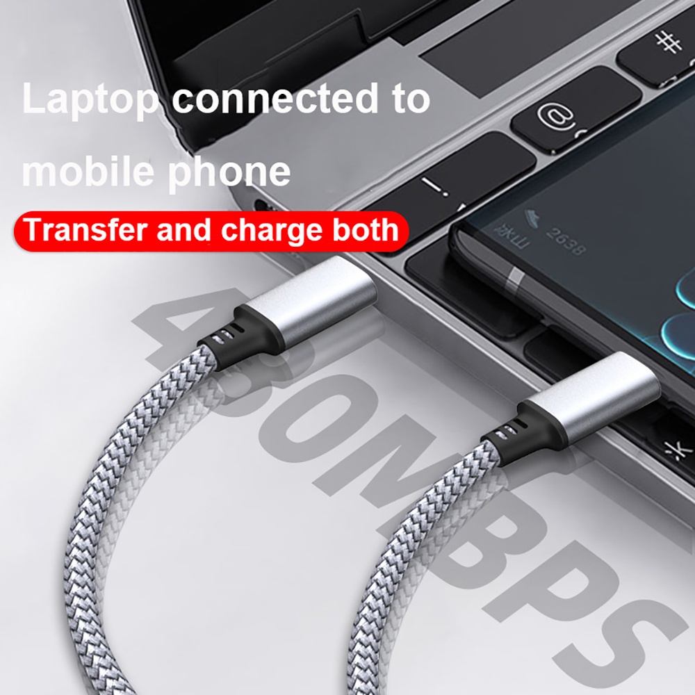 PD 60W 3A High Power Type-C To - Coiled Usb Cable のレビューと価格