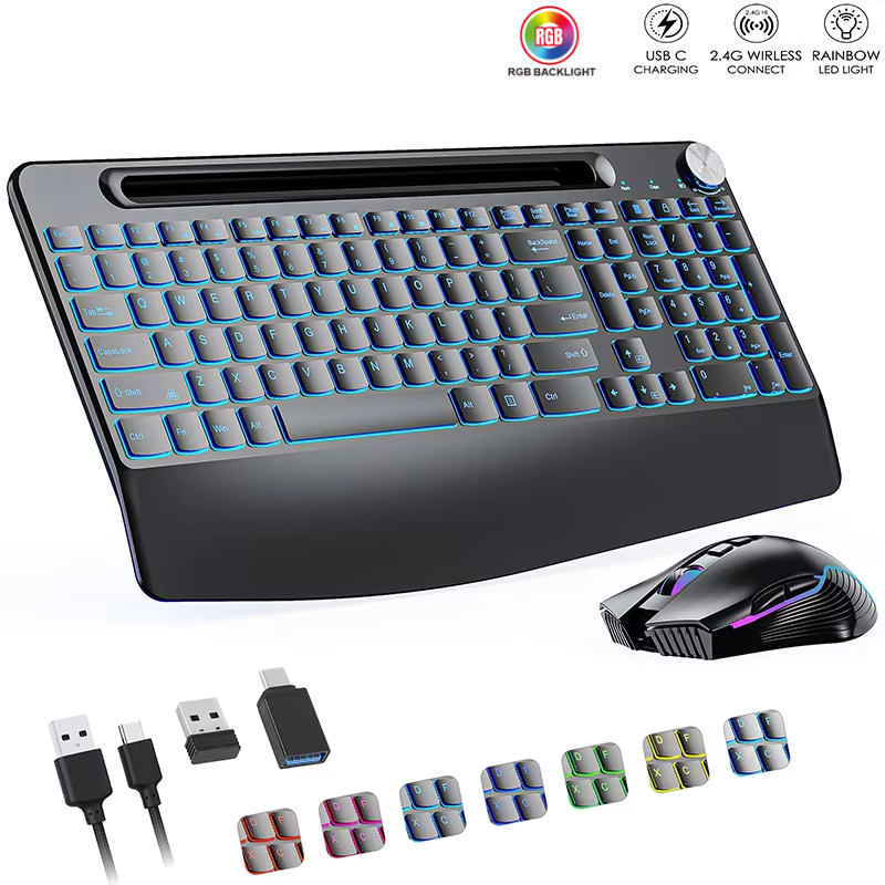 2.4G&Type-C Wireless Keyboard  - Gaming Keyboard And Mouse Combo のレビューと価格
