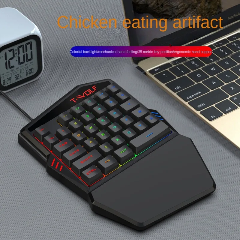 T-WOLF TF900 One Handed Keyboa - Gaming Keyboard Mobile のレビューと価格