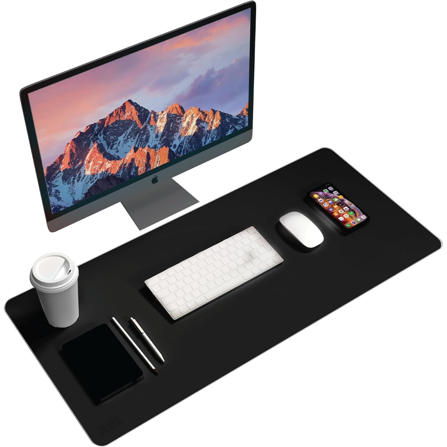 Faux Leather Desk Mat for Keyb - Gaming Keyboard And Mouse のレビューと価格