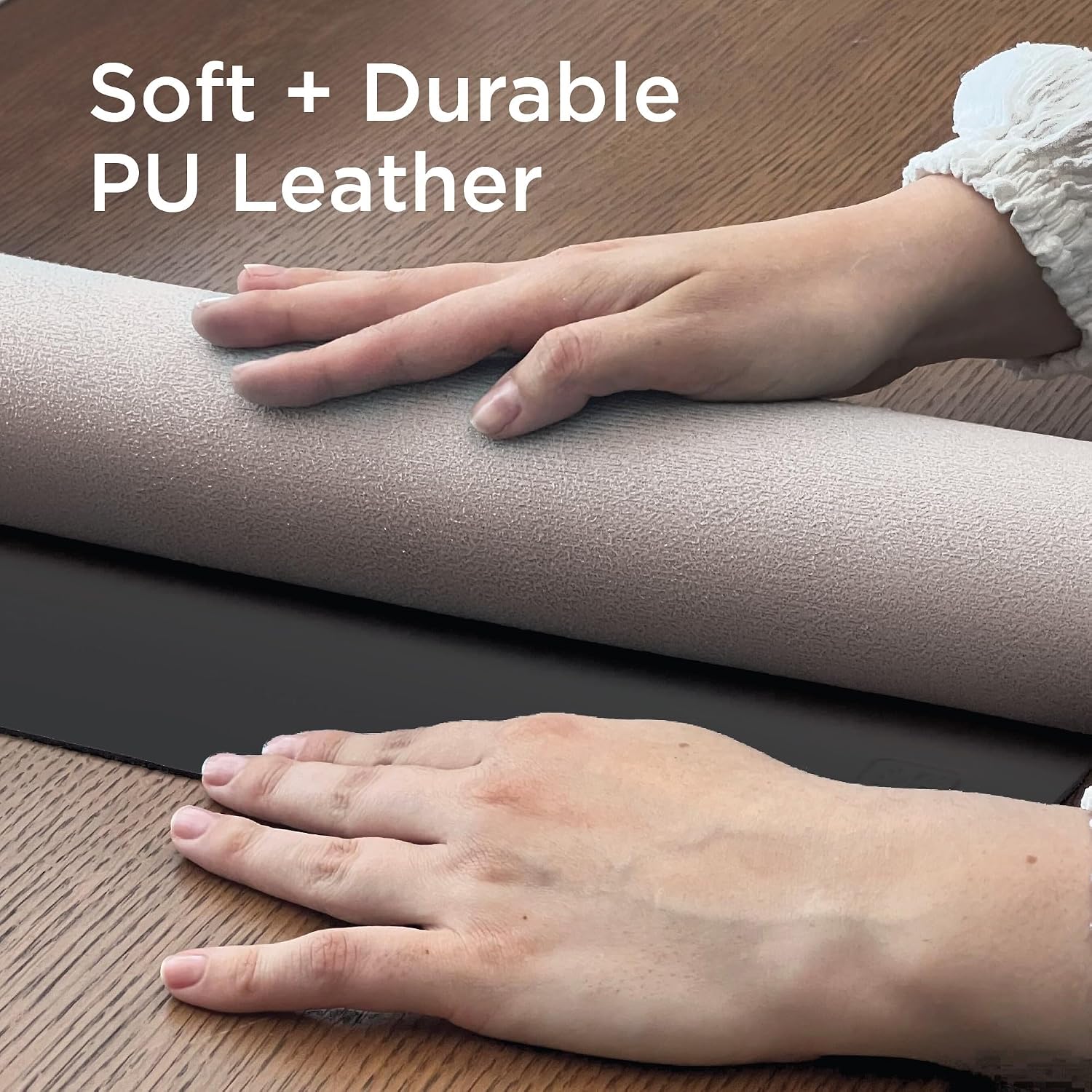 Faux Leather Desk Mat for Keyb - Gaming Keyboard And Mouse のレビューと価格