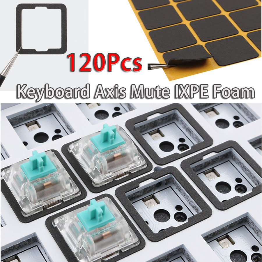 120PCS DIY Keyboard Inter-Axis - Foam Dampener Sheet のレビューと価格