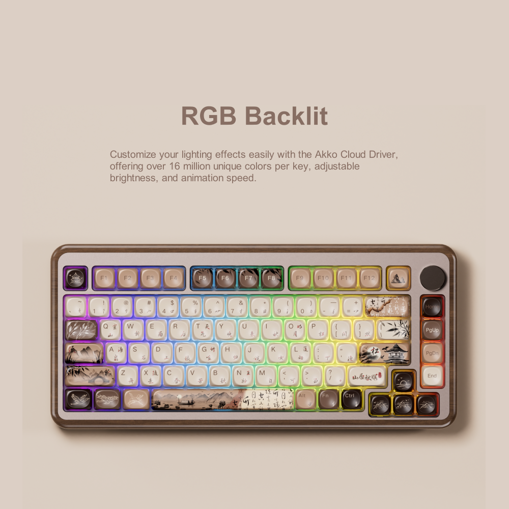 Akko MU02 75% Mountain Seclusi - Gaming Keyboard Bundle のレビューと価格