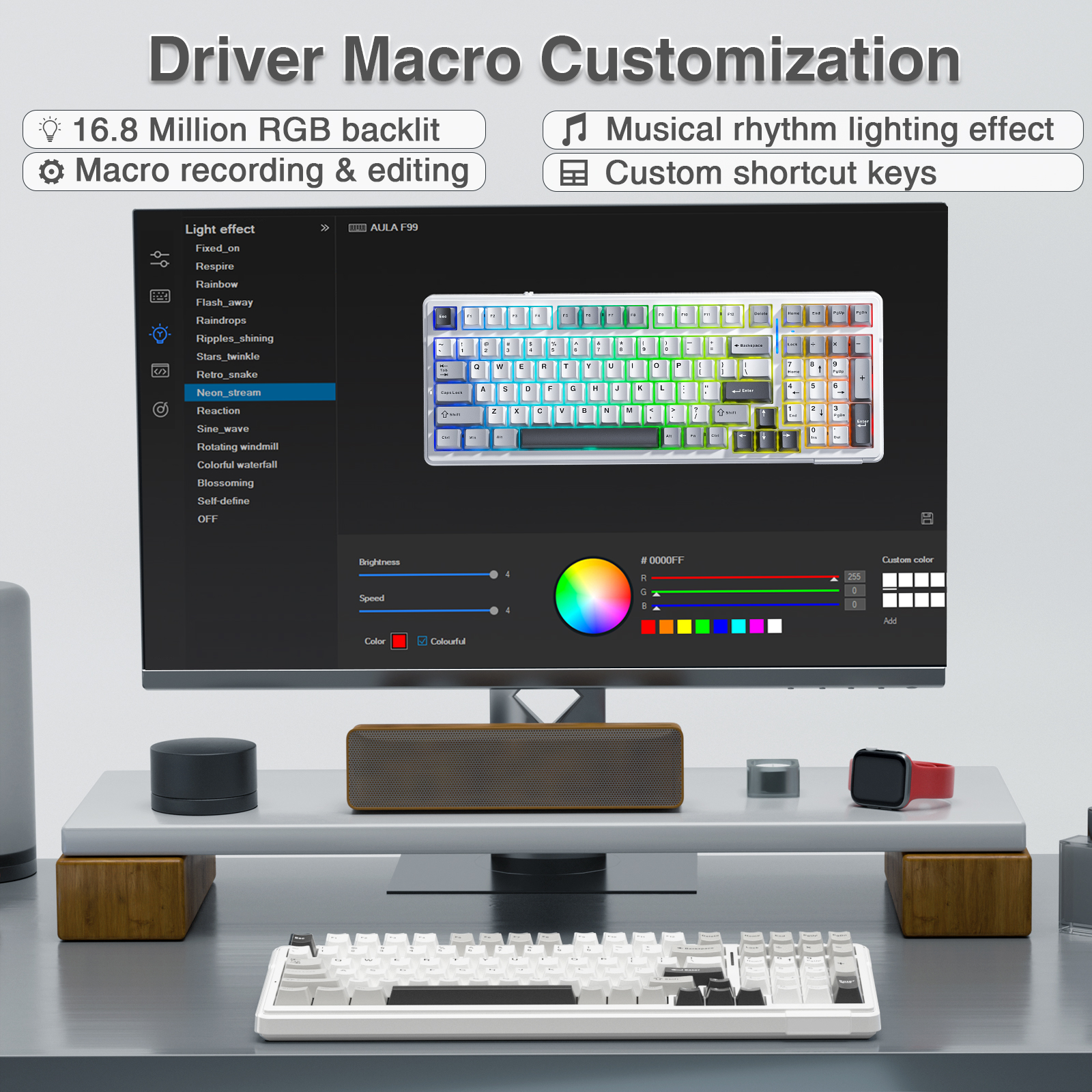 AULA F99 Machanical Keyboard B - Gaming Keyboard Mobile のレビューと価格