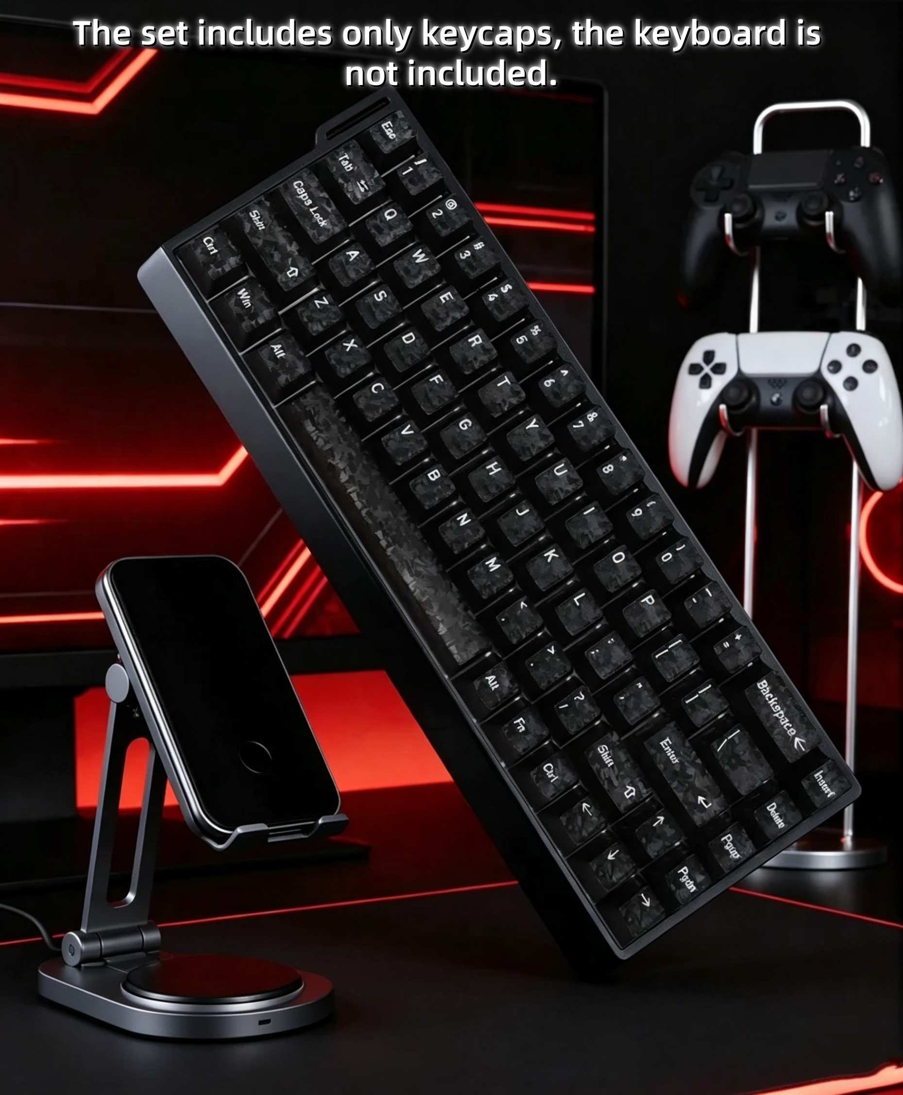 2026 New Forged Carbon Fiber T - Keyboard Gaming Transparent のレビューと価格
