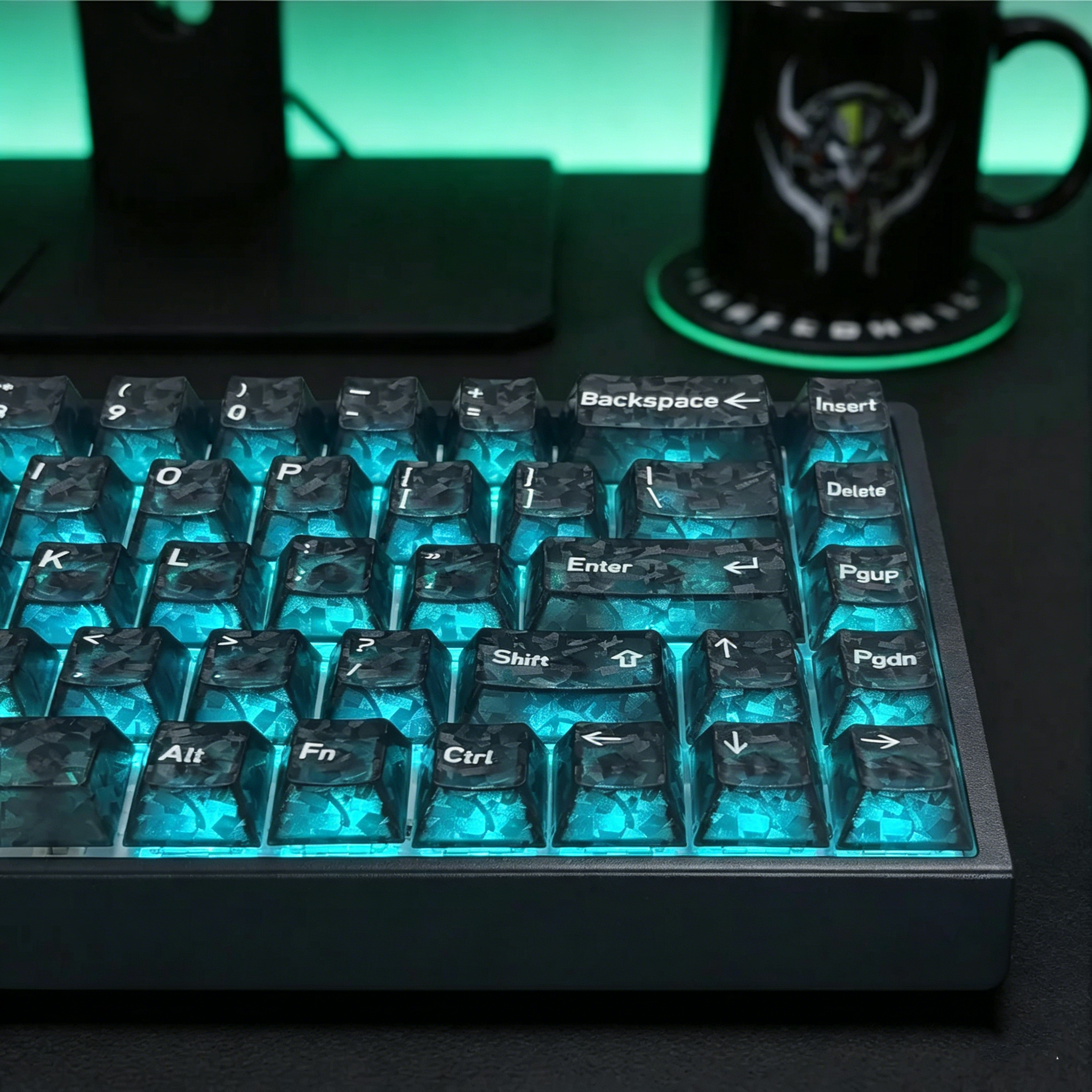 2026 New Forged Carbon Fiber T - Keyboard Gaming Transparent のレビューと価格