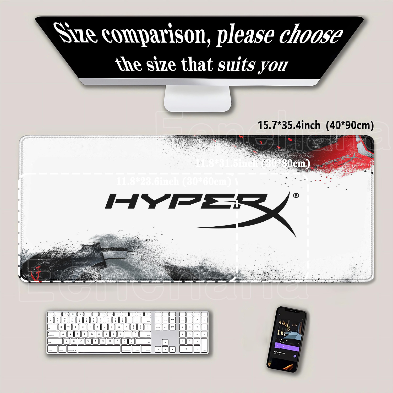 H-HyperX Mouse Pad Laptop Cool - Gaming Keyboard Hyperx のレビューと価格