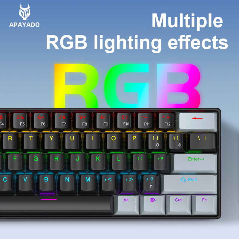 APAYADO K61 Mini Mechanical Ke - Keyboard Gaming Blue Switch のレビューと価格