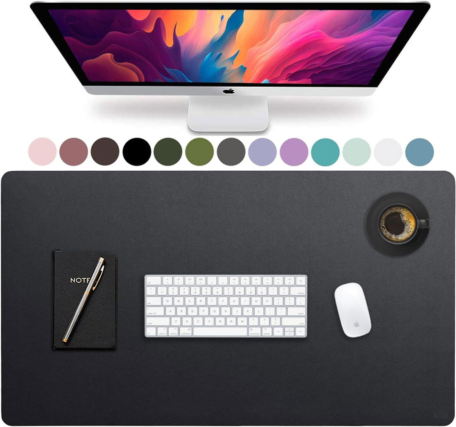 Large Size Leather Desk Pad,Of - Gaming Keyboard And Mouse のレビューと価格