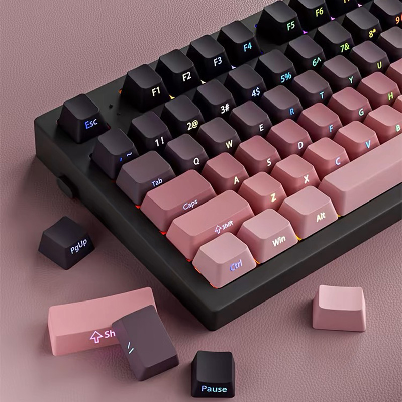 Gradient Keycaps Side Printed  - Gaming Keyboard Typewriter のレビューと価格