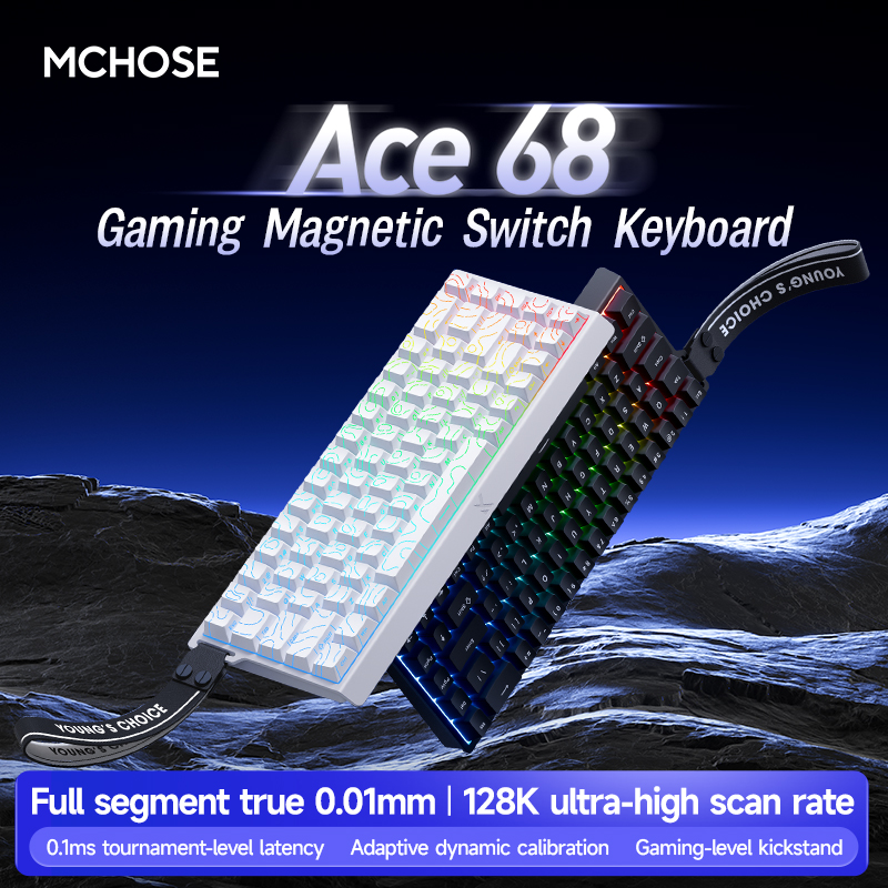MCHOSE ACE60 Pro Mechanical Ke - Gaming Keyboard Bundle のレビューと価格