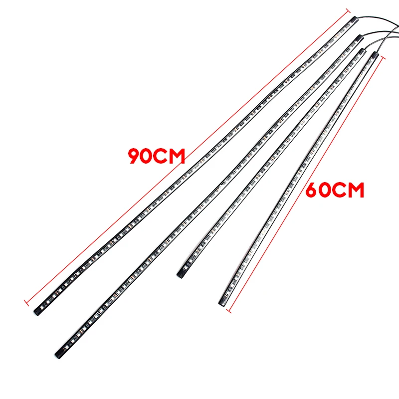 4x Waterproof RGB 5050 SMD Fle - Rgb Underglow Strip のレビューと価格