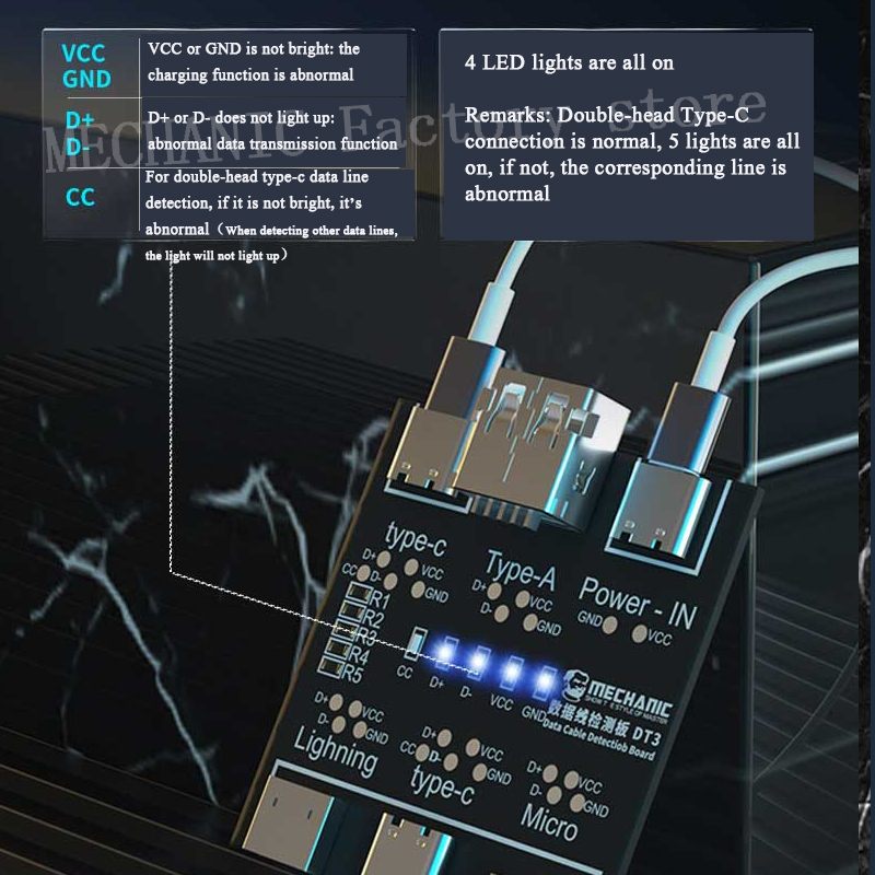 MECHANIC DT3 Data Cable Detect - Mechanical Switch Tester のレビューと価格