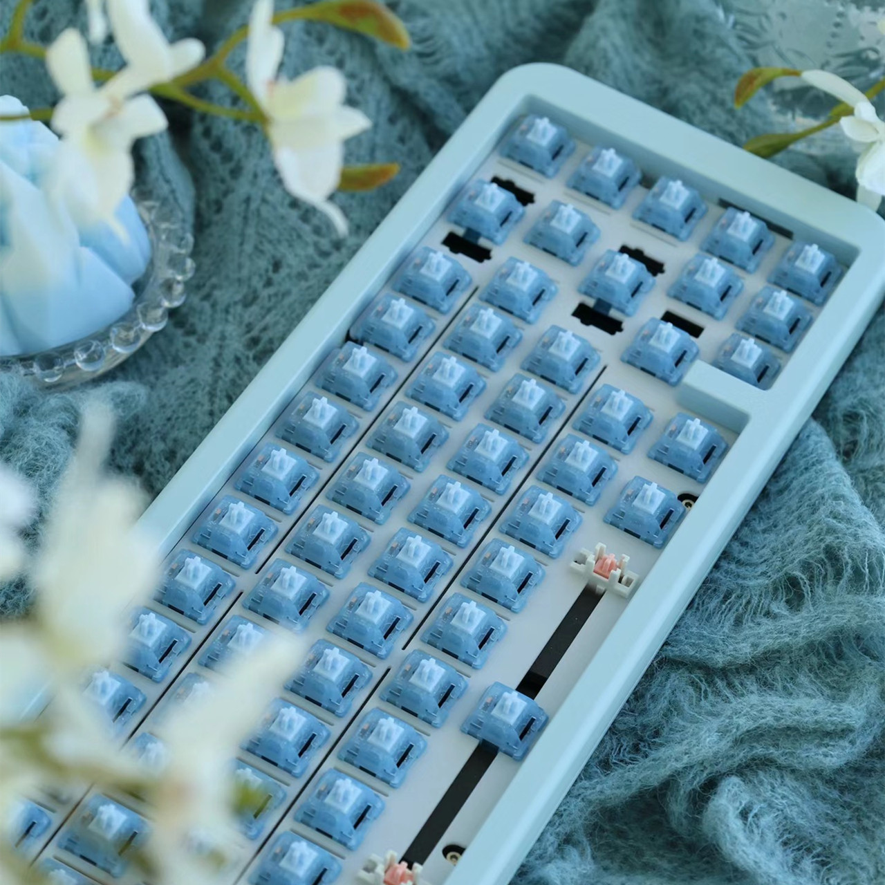 HMX Blue Topa Switch Linear Sw - Keyboard Gaming Blue Switch のレビューと価格