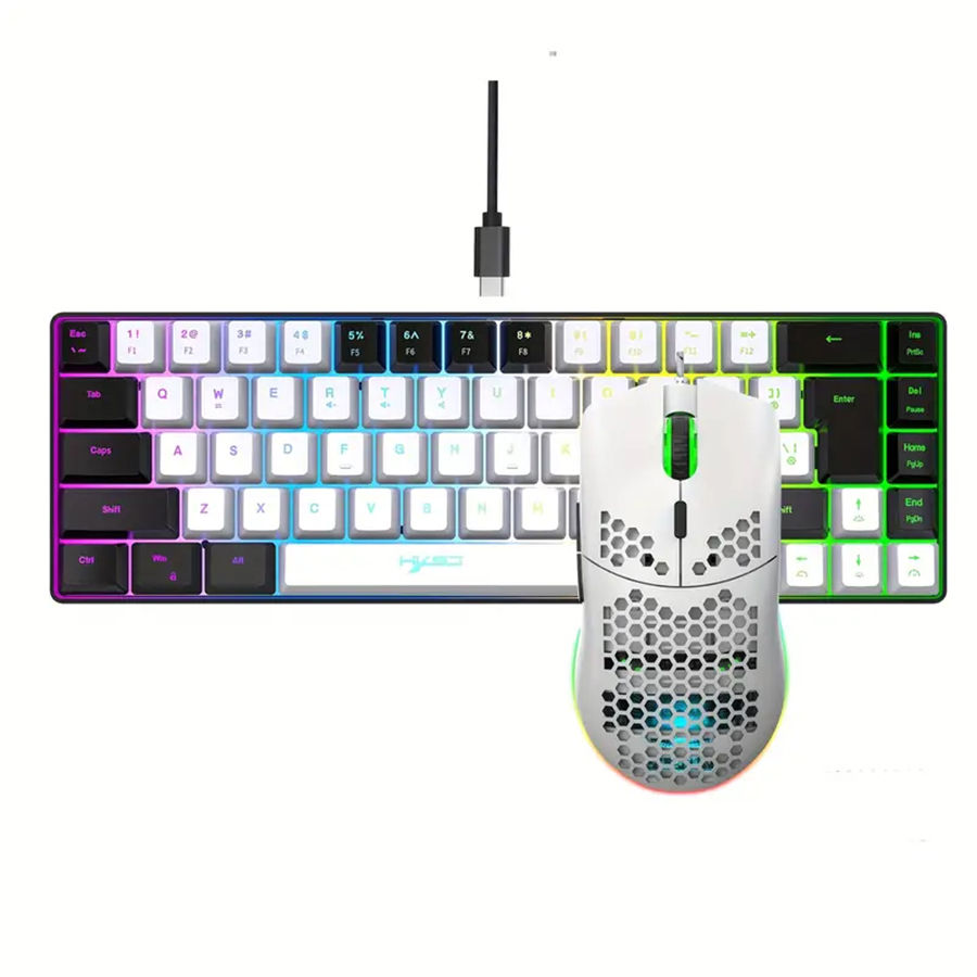 Ergonomic 68-Key Mini Wired Ke - Gaming Keyboard And Mouse For Xbox のレビューと価格