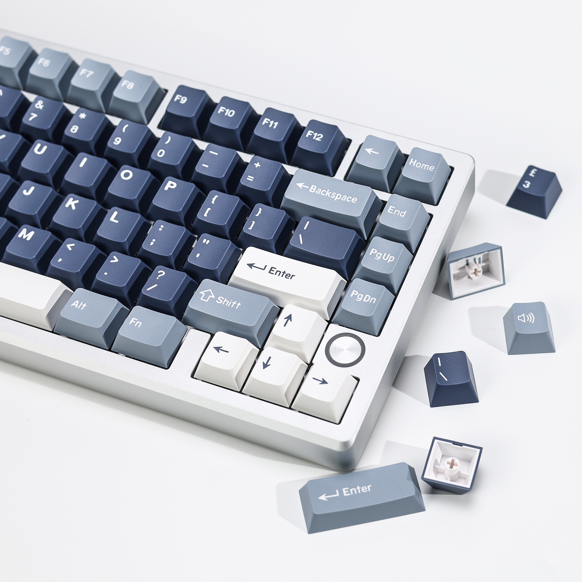 KBDiy Fishing Keycaps ISO PBT  - Gaming Keyboard No Number Pad のレビューと価格