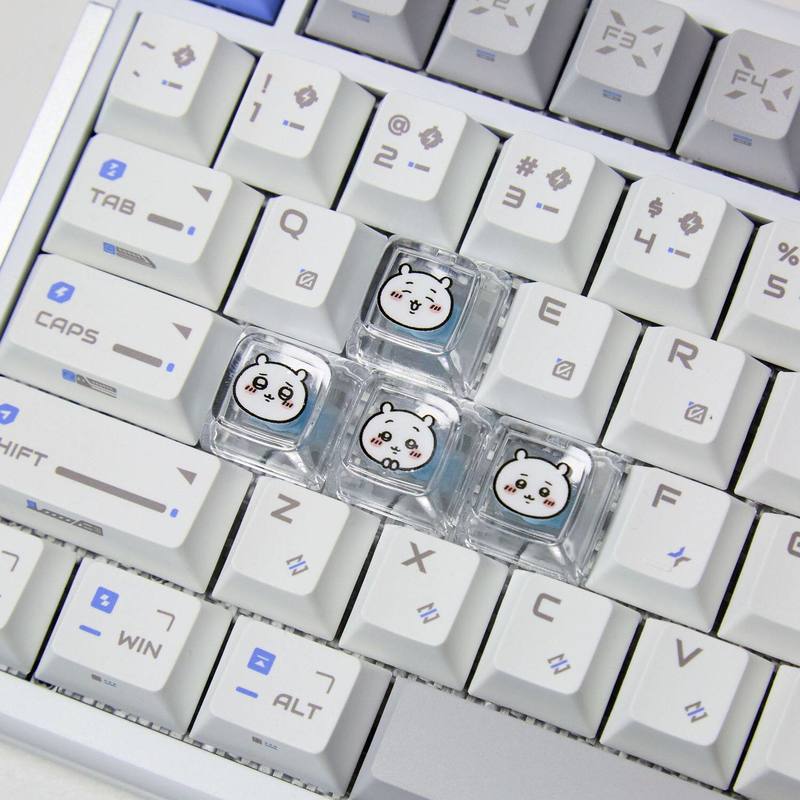 Chiikawa 4 Pcs Handmade Transp - Gaming Keyboard Affordable のレビューと価格