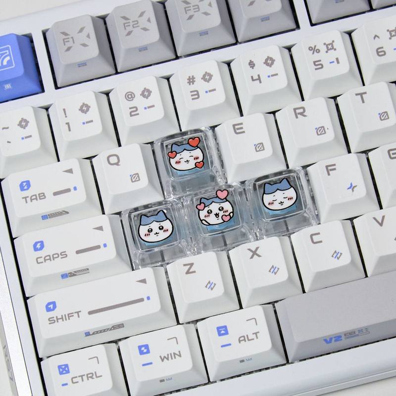 Chiikawa 4 Pcs Handmade Transp - Gaming Keyboard Affordable のレビューと価格