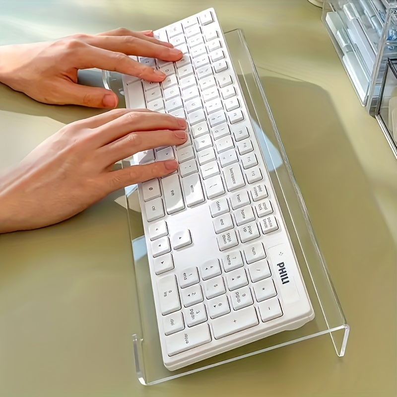 Acrylic keyboard stand, transp - Keyboard Gaming Transparent のレビューと価格