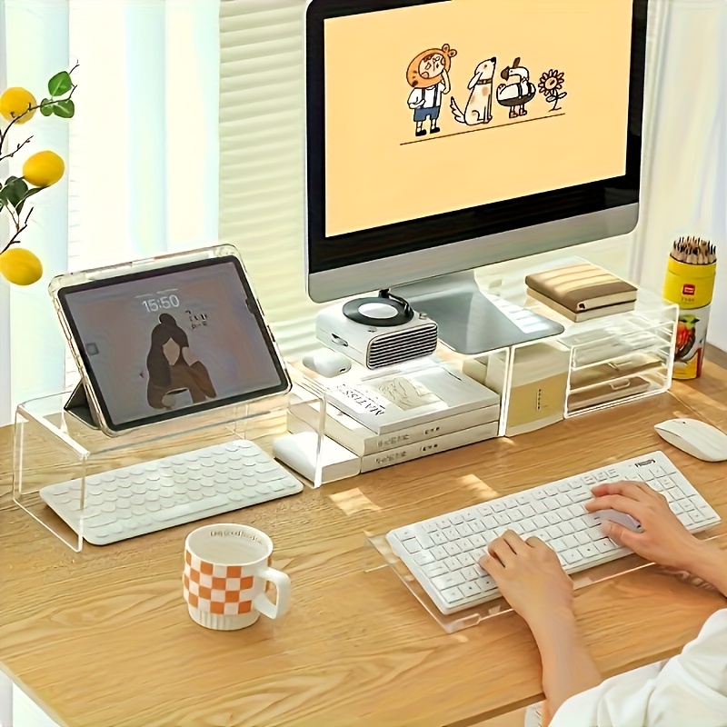 Acrylic keyboard stand, transp - Keyboard Gaming Transparent のレビューと価格