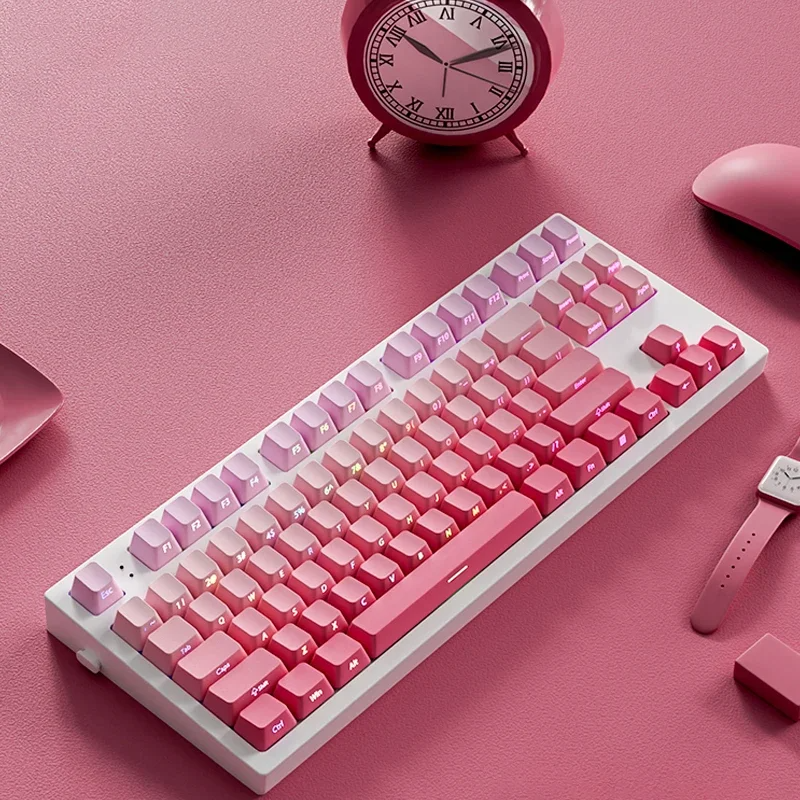 133 Keys Double Shot Shine Thr - Gaming Keyboard Typewriter のレビューと価格