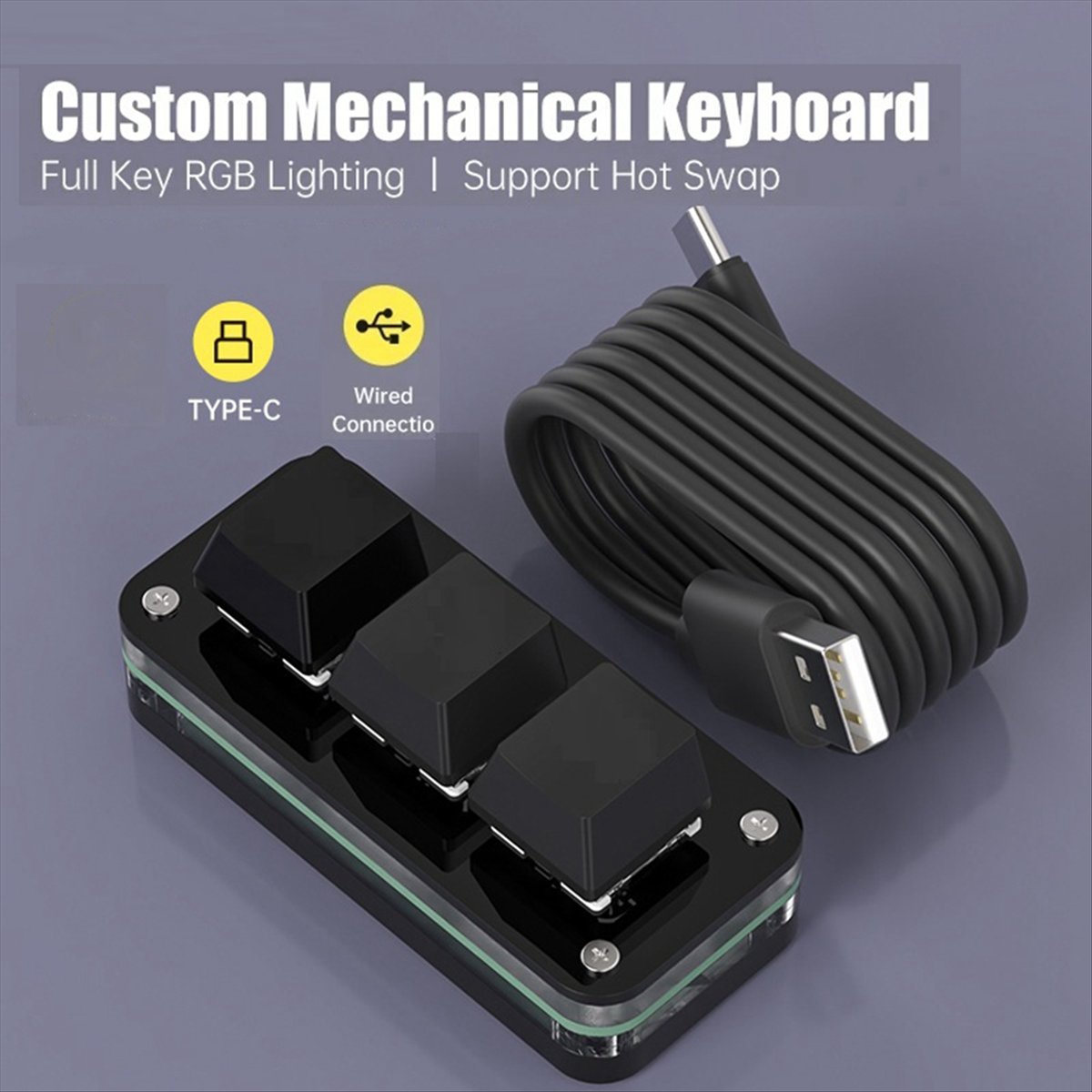 doyou 3 Keys Macro Programming - Gaming Keyboard Mini のレビューと価格
