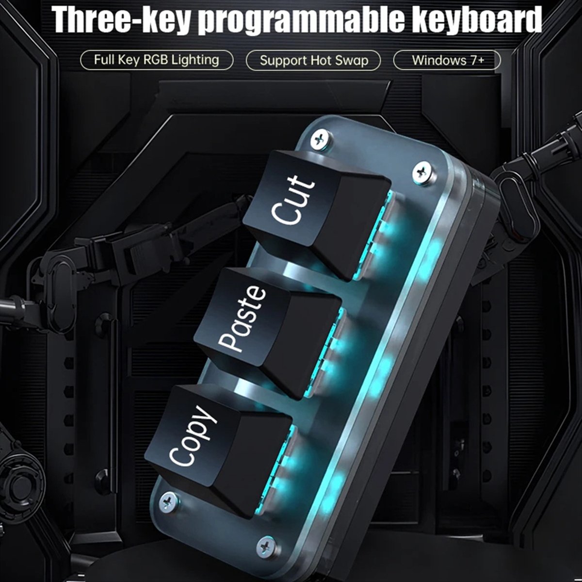 doyou 3 Keys Macro Programming - Gaming Keyboard Mini のレビューと価格