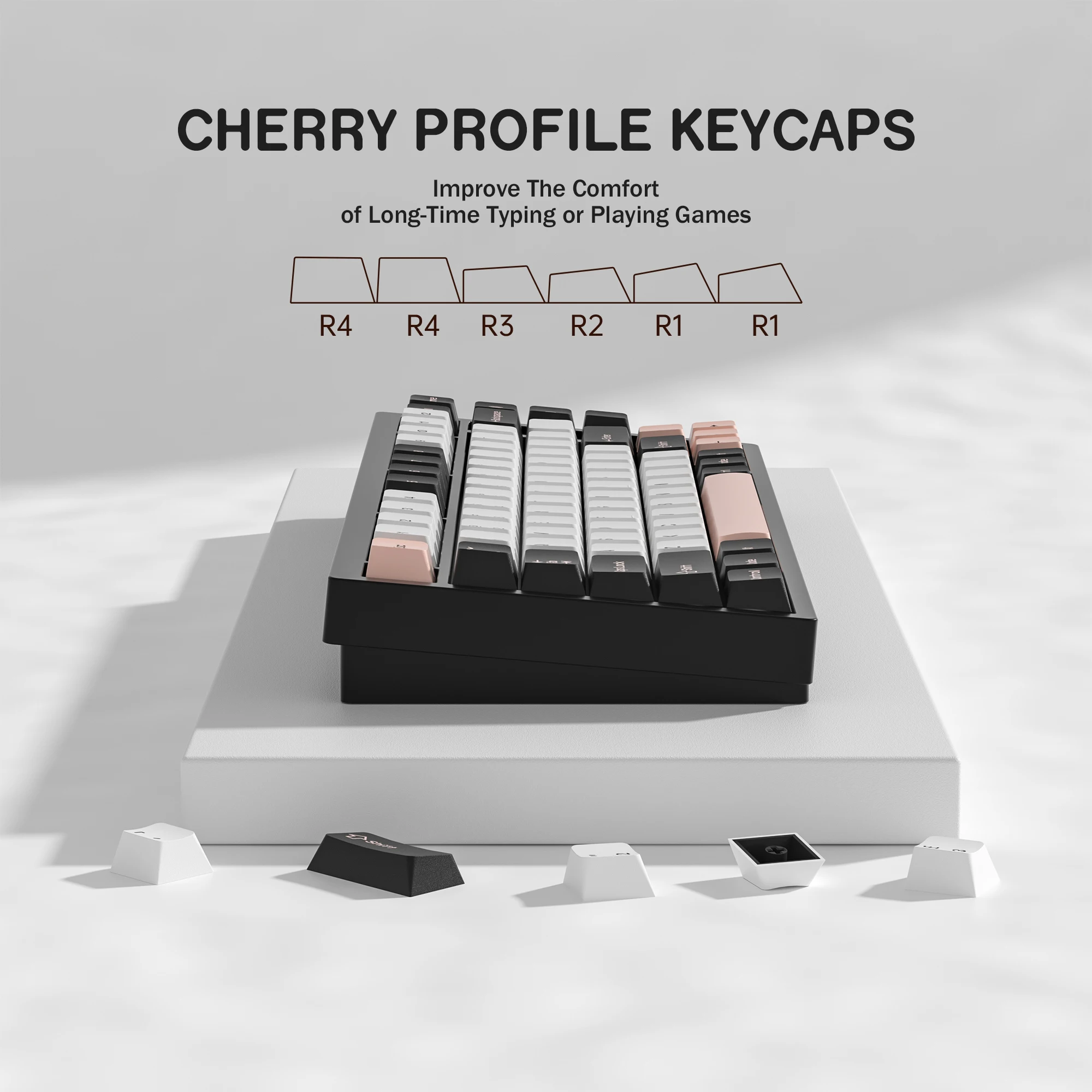 KBDiy GMK Olivia Keycaps for M - Gaming Keyboard No Number Pad のレビューと価格