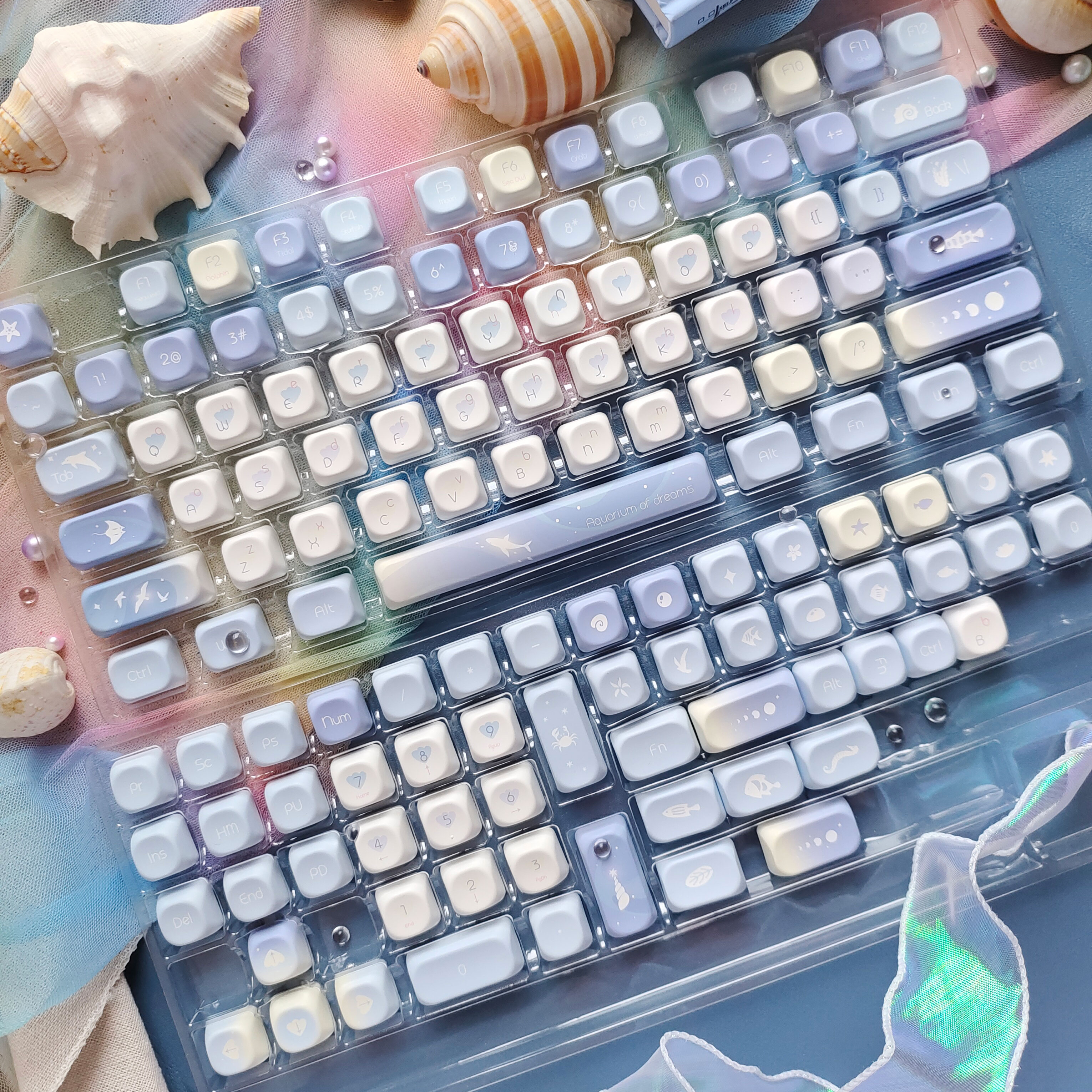 Five Sided Dye Sublimation Key - Keyboard Gaming Blue Switch のレビューと価格