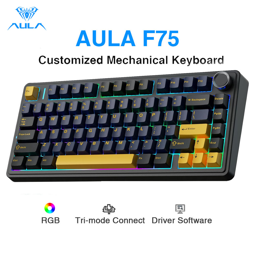 Aula F75 Mechanical Keyboard,  - Gaming Keyboard No Number Pad のレビューと価格
