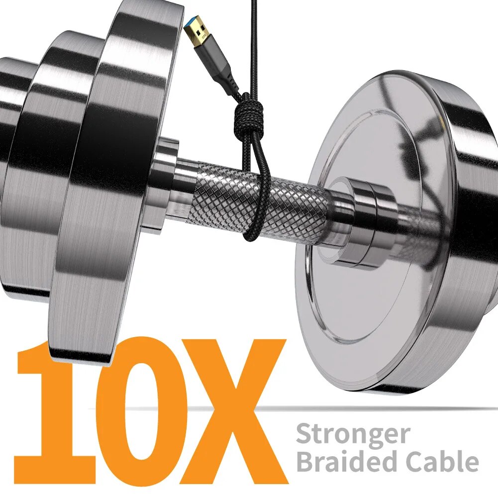 USB 3.0 Nylon Braided Extensio - Coiled Usb Cable のレビューと価格