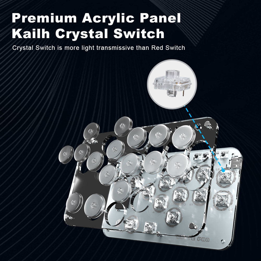 Haute42 Arcade Joystick Hitbox - Gaming Keyboard Mini のレビューと価格