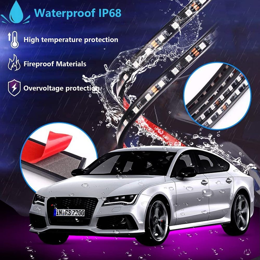 Neon LED Car Bottom Underglow  - Rgb Underglow Strip のレビューと価格
