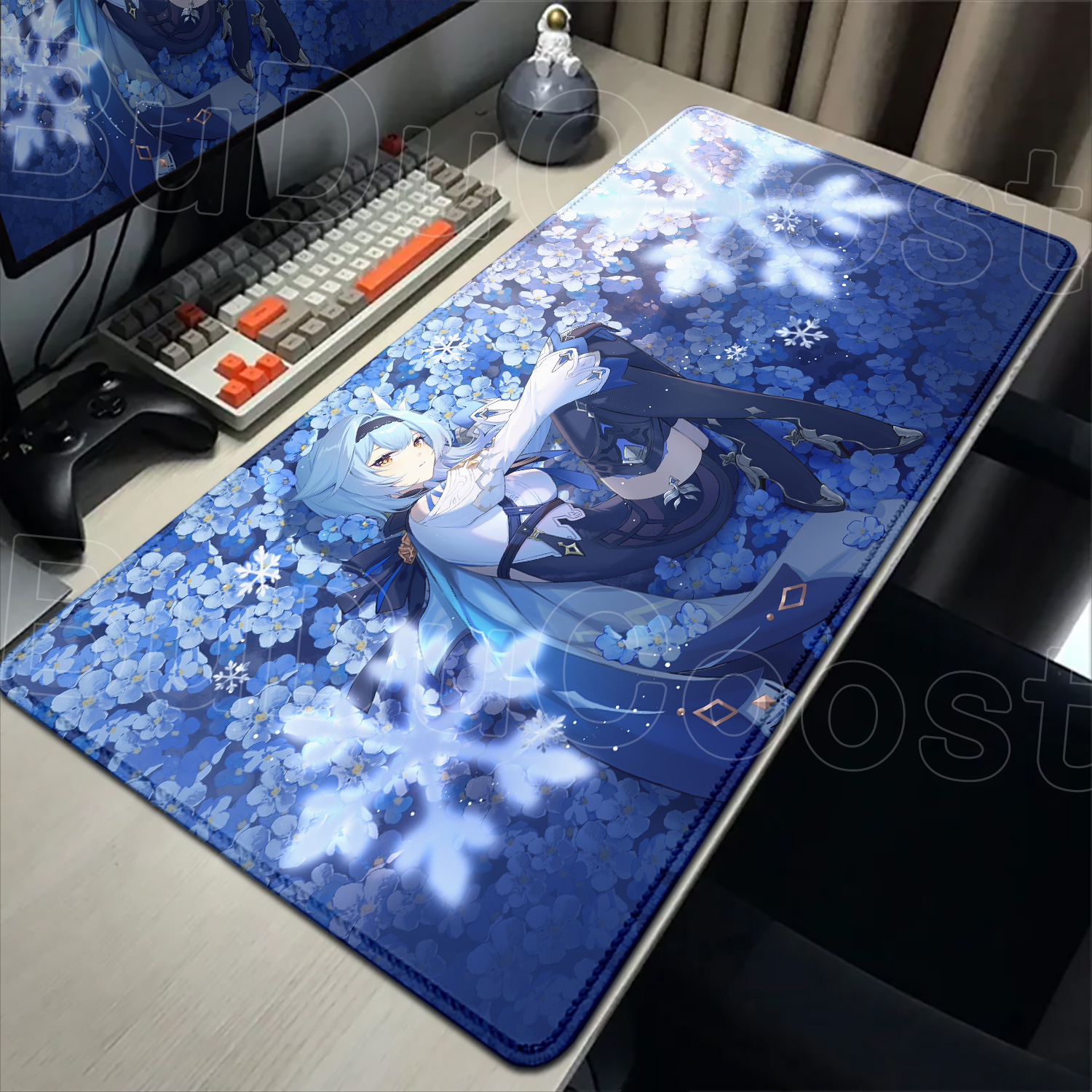 Large rubber Mouse pad HD prin - Gaming Keyboard Typewriter のレビューと価格