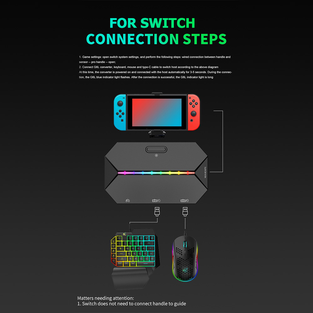 G6L Gaming Keyboard Mouse Conv - Gaming Keyboard And Mouse For Xbox のレビューと価格