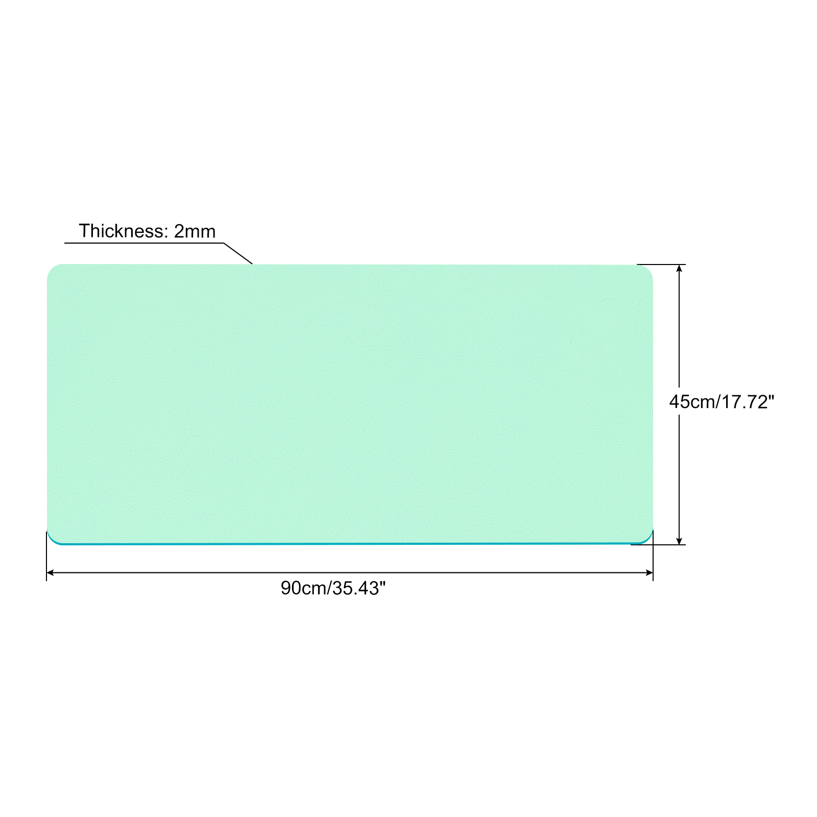 Office Desk Mat Protector PU L - Gaming Keyboard And Mouse のレビューと価格