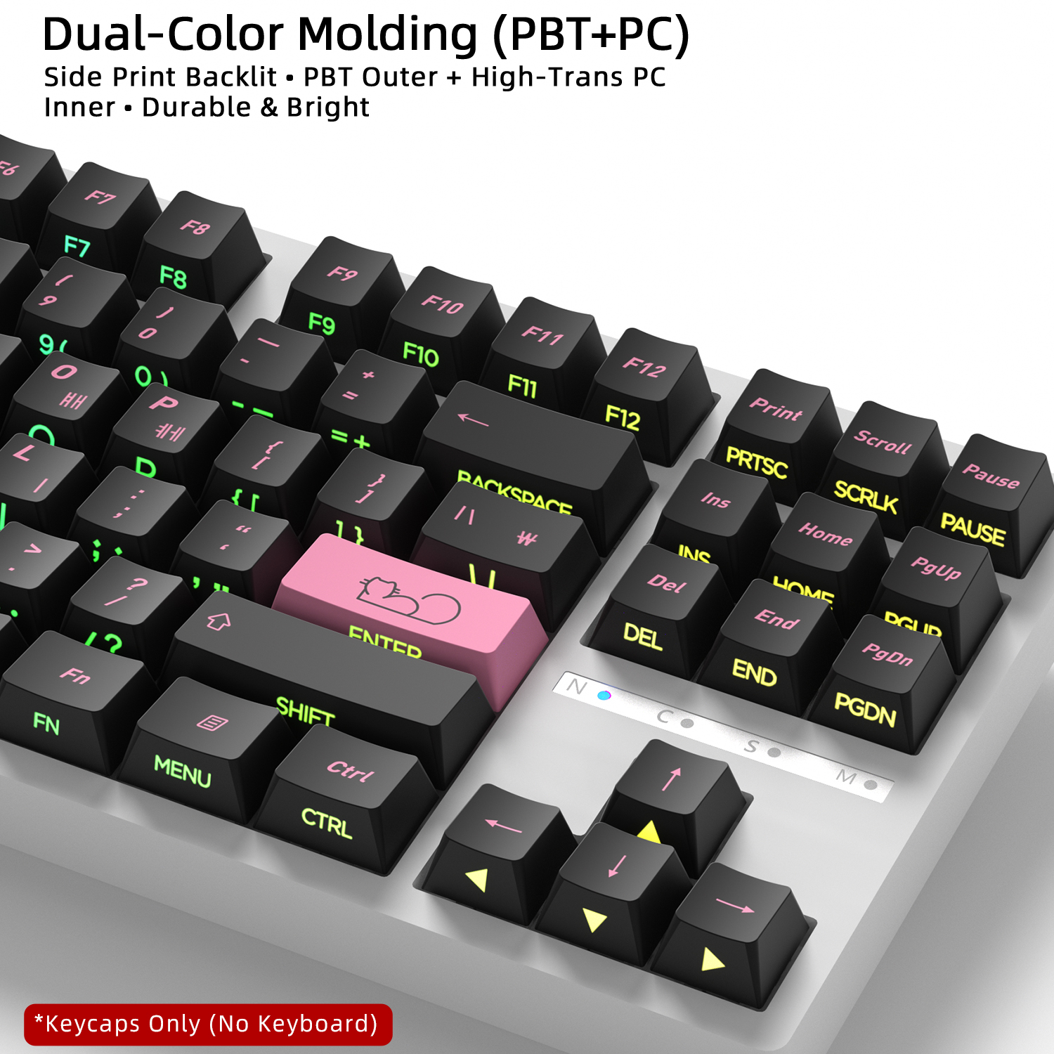Cute Cat Side Printed Korean K - Gaming Keyboard Typewriter のレビューと価格
