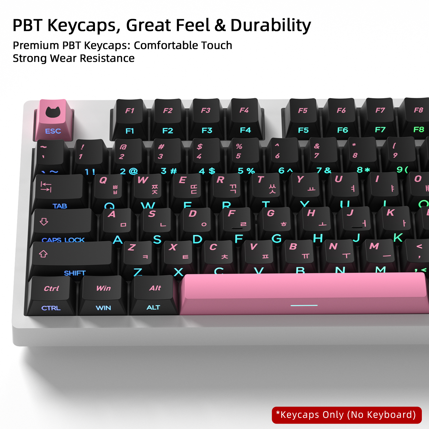 Cute Cat Side Printed Korean K - Gaming Keyboard Typewriter のレビューと価格