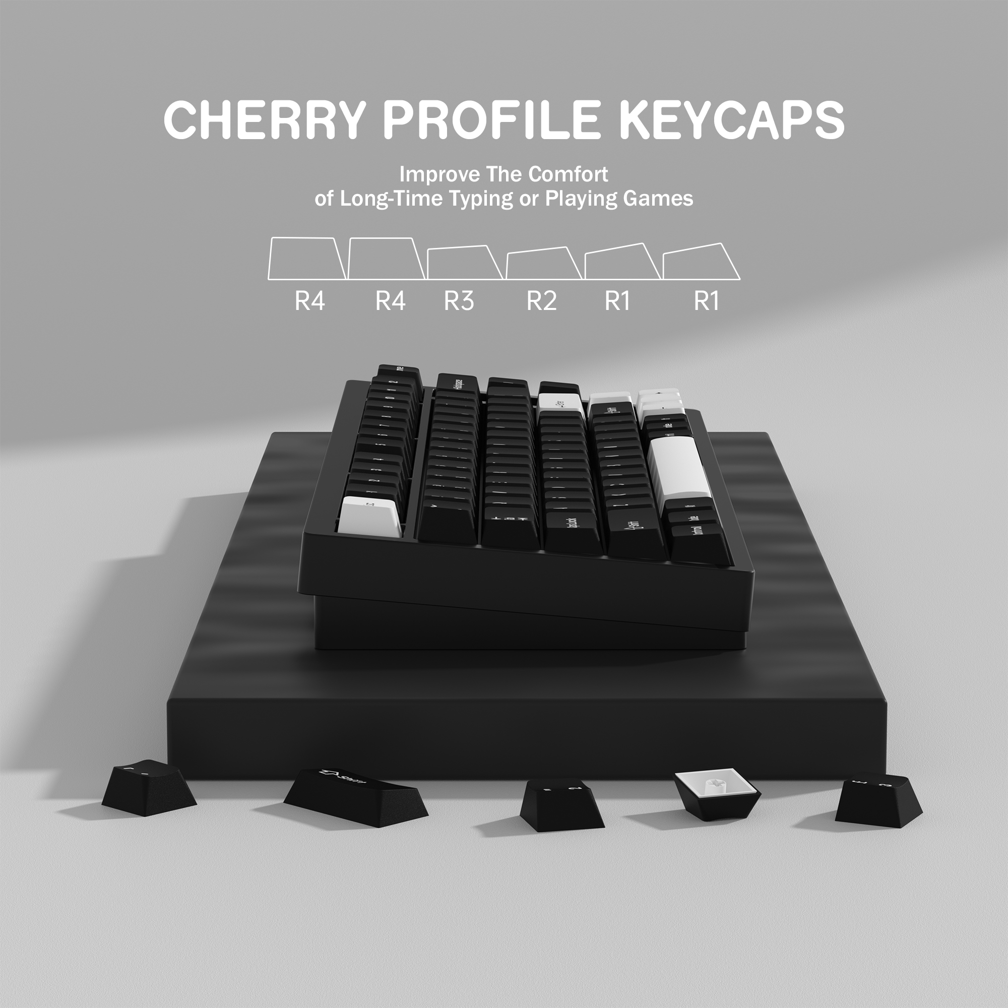 KBDiy GMK WOB Keycap Cherry Pr - Gaming Keyboard No Number Pad のレビューと価格
