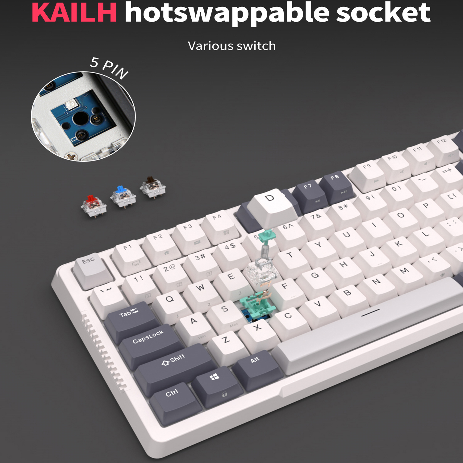 RK H81 Royal Kludge Gasket Str - Gaming Keyboard Mobile のレビューと価格